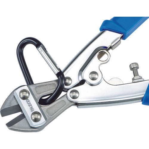 TRUSCO 미니 커터 철제 핸들 타입 스텐 블레이드 세이프티 구멍 부착 GWS-200-A 1 정