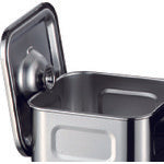 TRUSCO 스테인리스 각 탱크 0.46L 80 손잡이 없음 T-FC-1 1개