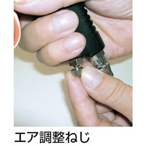 TRUSCO 樹脂製エアダスター 空気量調整付 ロングノズル300mm TD-60R-3R 1 個