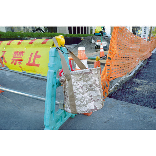 TRUSCO 【売切廃番】マルチポケット迷彩電工バケツ 270ΦXH280 AT付 TMBD-270-AT 1 個