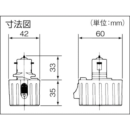 Panasonic DH2791 1 pc. 2P15AS type E-type anti-pullout outlet plug