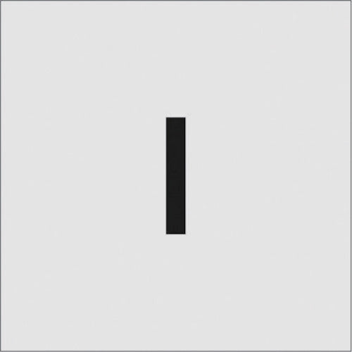 IM 스텐실 I 문자 사이즈 50×40mm AST-I5040 1장