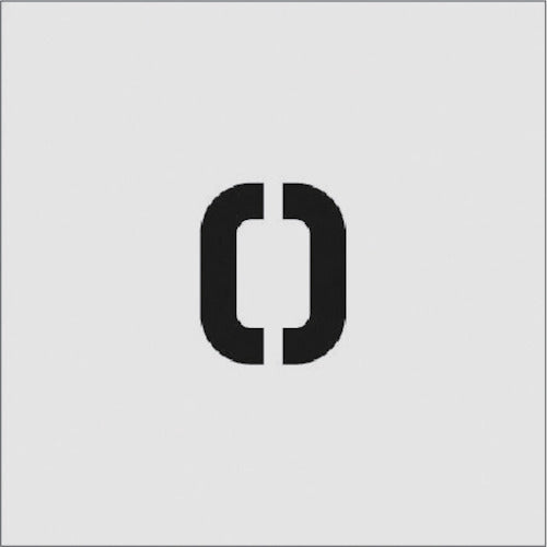 IM Stencil O Letter size 50 x 40 mm AST-O5040 1 sheet