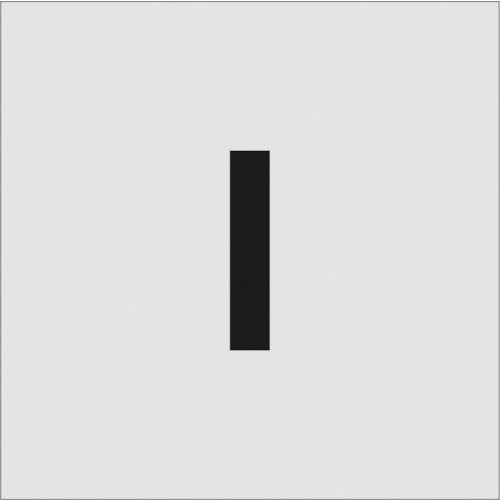 IM 스텐실 I 문자 사이즈 100×65mm AST-I10065 1장