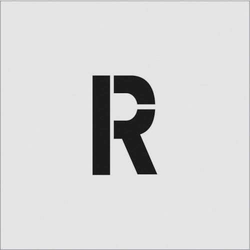 IM ステンシル R 文字サイズ100×65mm AST-R10065 1 枚