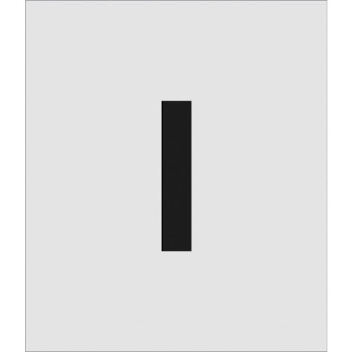 IM 스텐실 I 문자 사이즈 150×95mm AST-I15095 1장