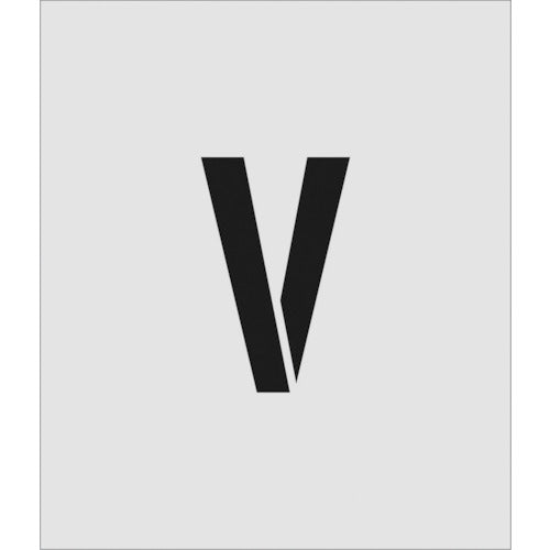 IM Stencil V Character size 150 x 95 mm AST-V15095 1 sheet