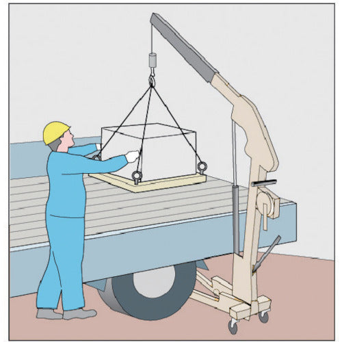 スーパー マルチクレーン(軽量型)つり上げ荷重:最大200kg アーム長調節:2段階調節式 SMC2010H 1 台