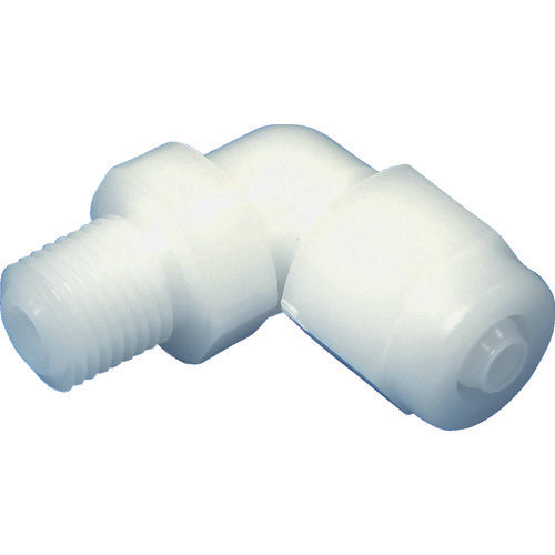 ARAM Tube Fitting FU Connector Half Elbow Polypropylene (White) (1768-03) Applicable Tube Diameter 4 x 6 mm FHL0406R18PP 1 pc
