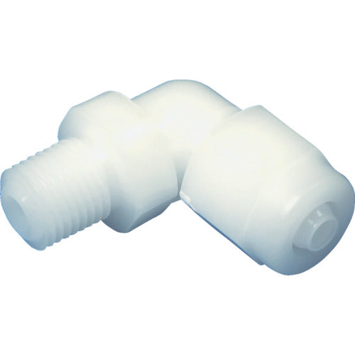 ARAM Tube Fitting FU Connector Half Elbow Polypropylene (White) (1768-06) Applicable Tube Diameter 6 x 9 mm FHL0609R14PP 1 pc