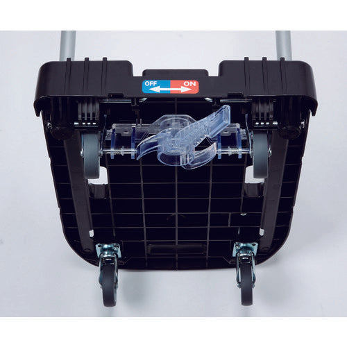 TRUSCO Plastic Cart Komawarikun Noise-reducing G Wheels 600X390 Black with Plastic Stopper MP-6039N2-BK-JS 1 Unit