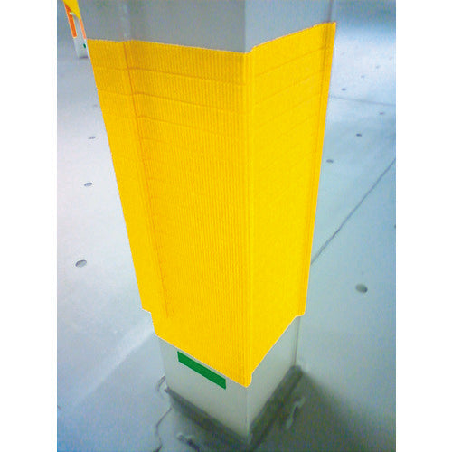 TRUSCO ジャバラマット 粘着付き 1200X1800mm イエロー TNC-1218NT-Y 1 枚