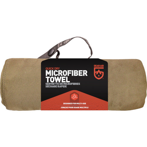 Gear Aid ウルトラコンパクトマイクロファイバータオルバッグ コヨーテL 44031 1 個