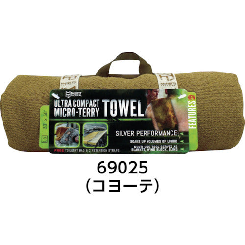 Gear Aid Ultra Compact Micro Terry Towel Coyote 69025 1 pc