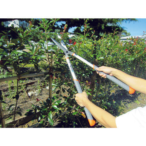 PRUMAN Hedge Scissors, Oval Aluminum 505 Handle, Steel Attached 195, PM-21, 1 Piece