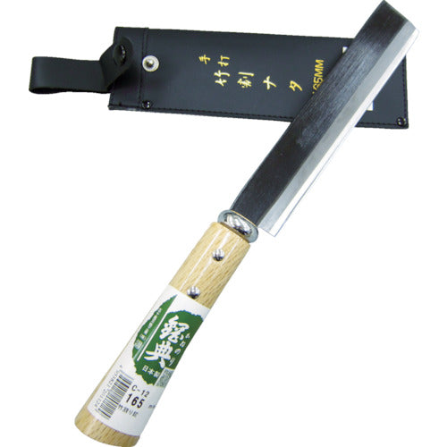 Hagane Bamboo Splitting Hatchet, Wooden Sheath, Fully Wrapped, C-121, 1 Piece