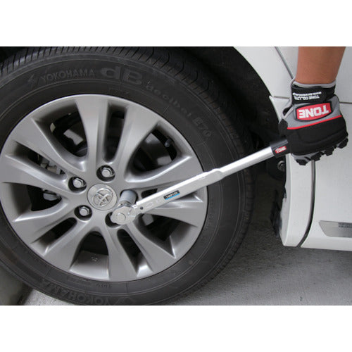TONE トルクレンチ(単能形) ホイルナット用トルクレンチ 差込角12.7mm 二面幅21mm T4MP103 1 個