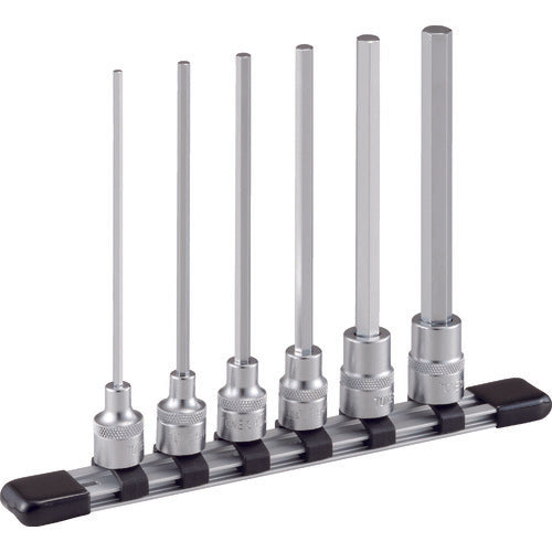 TONE Super Long Hexagonal Socket Set (with holder) 6pcs HH306LL 1 S