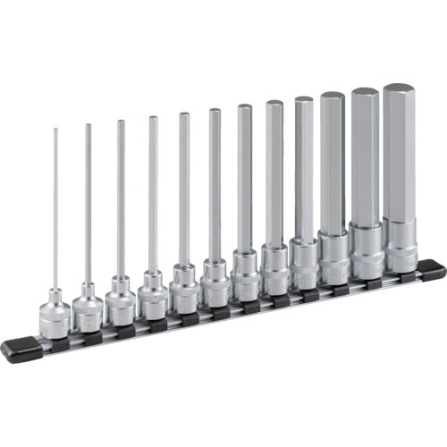 TONE Super Long Hexagonal Socket Set (with holder) 12pcs HH412LL 1 S