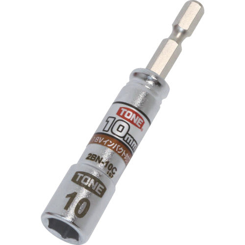 TONE 전동 드릴용 콤팩트 소켓 대변 치수 10mm 2BN-10C 1개