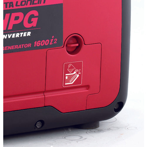 MEIHO 防音型インバータガソリン発電機HPG−1600I2 HPG1600I2 1 台