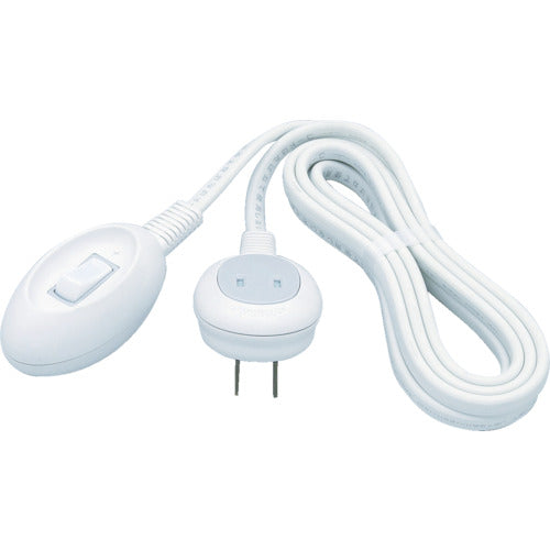 ELPA Hand Switch Cord 3m WTS-300B-W 1 pc