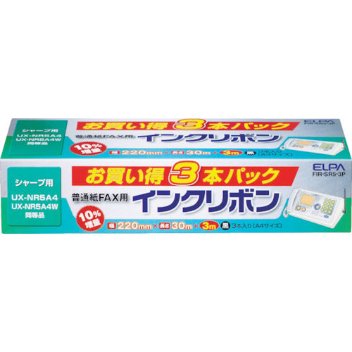 ELPA FAX ink ribbon (3 pieces) FIR-SR5-3P 1 PK