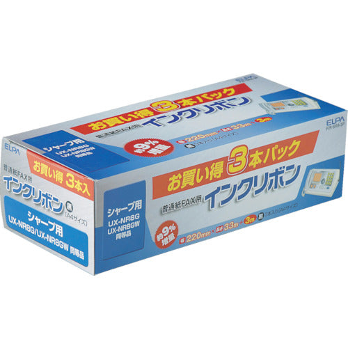 ELPA 팩스 잉크 리본(3개입) FIR-SR8-3P 1 PK