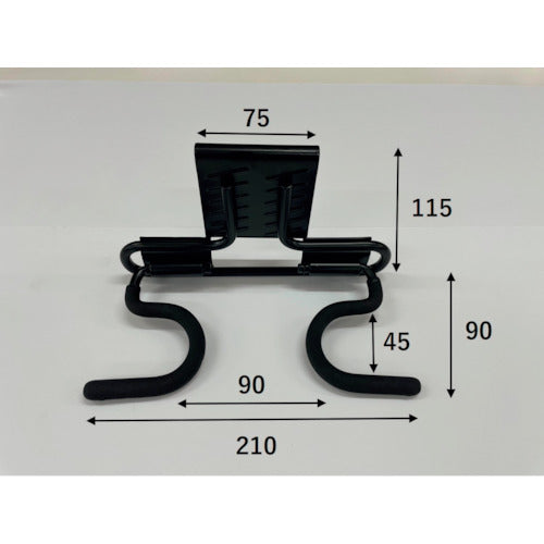 WAKI 長いモノのフックW WW015 1 個
