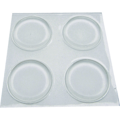 WAKI 방진재(밑받침 타입) 소프트 쿠션(평환형) Φ20.5×3.1mm 4개들이 CN-007 1 SHT