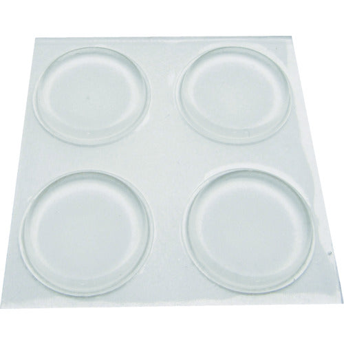 WAKI 방진재(밑받침 타입) 소프트 쿠션(평환형) Φ9.5×4.8mm 8개들이 CN-008 1 SHT