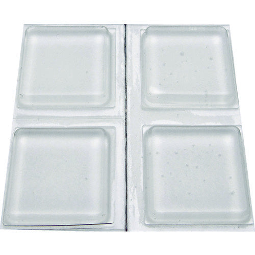 WAKI Anti-vibration material (underlay type) Soft cushion (square) 25.4 x 4.7 mm 4 pieces CN-013 1 SHT