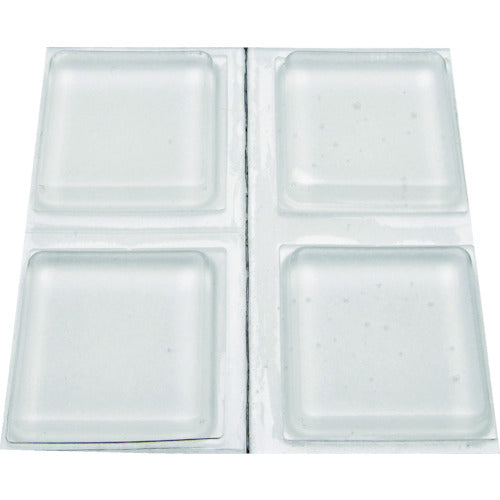 WAKI Anti-vibration material (underlay type) Soft cushion (square) 12.7 x 3.1 mm 10 pieces CN-014 1 SHT