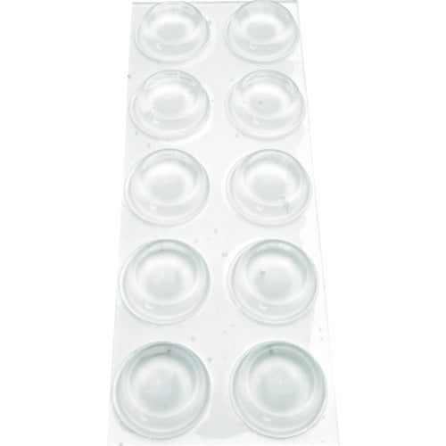 WAKI Anti-vibration material (underlay type) Soft cushion (convex) Φ22.3 x 10.1 mm 4 pieces CN-018 1 SHT