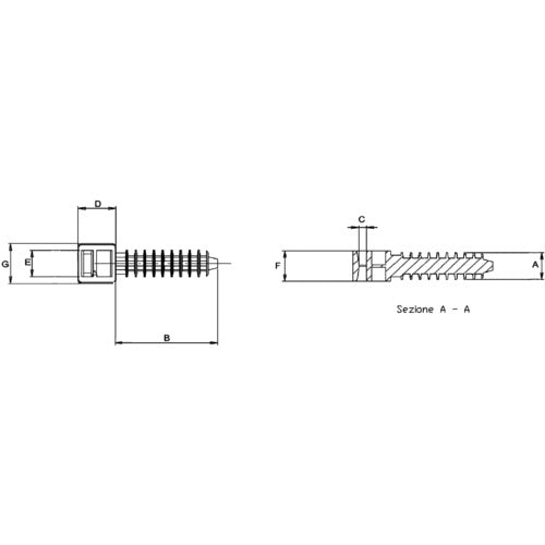 SapiSelco 【売切廃番】 【在庫限り値引品】ケーブルタイ固定具 ダブルヘッド プラグ一体型 9mm (100個入) ALE.3.403 1 袋