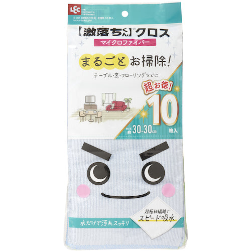LEC Cloth Cloth Super Cleaning Cloth Microfiber 10 pieces S-361 1 PK