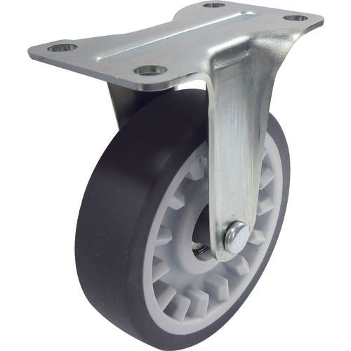 TRUSCO こまわり君Weego専用 省音固定G付きキャスターφ75 オフホワ TYER-75ELGB-WC-OW 1 個