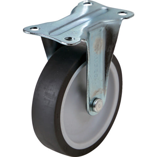 TRUSCO プレート式固定G付きキャスターφ75 オフホワイト TYER-75ELG-WC-OW 1 個