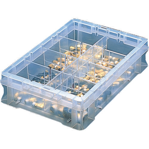 TRUSCO F-series container 4L transparent F-4TM 1 piece