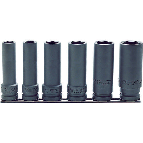 TRUSCO Ultra Long Impact Socket Set Length 100mm T4-6SL-100-SET 1 S