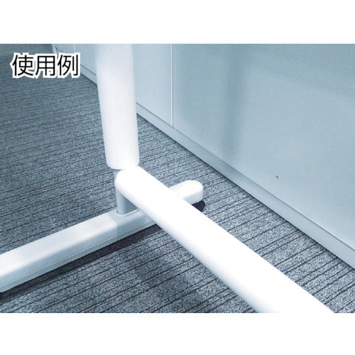 TRUSCO パイプ用保護カバー 内径61mm 外径81mm 長さ2m ホワイト TTP-6181W-2M 1 本