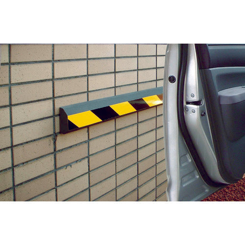 TRUSCO Safety Cushion, Mountain Type, Pack of 2, Width 50, Length 300, Yellow/Black, TSC-3050-300, 1 Pack