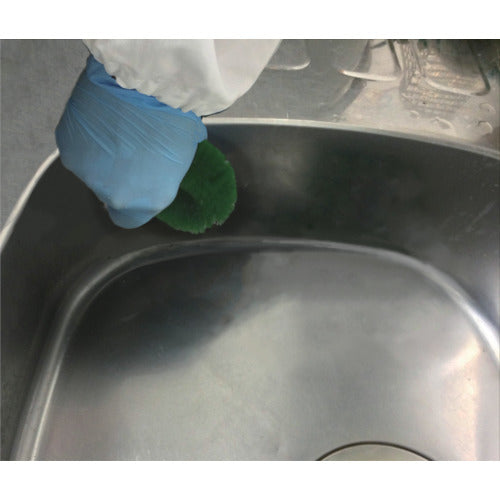 TRUSCO タワシブラシ ショートタイプ HACCP対応 イエロー TTB-M-Y 1 個