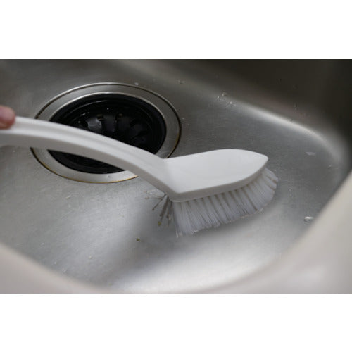 TRUSCO Dish Brush HACCP Compliant White TSB-WW 1 pc