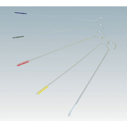 TRUSCCO 소경 파이프 브러시 4mm HACCP 대응 옐로우 TMPB-4-Y 1개