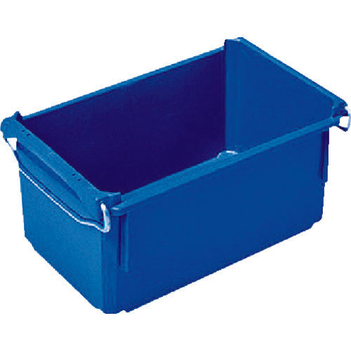 TRUSCO Nesting Container 17.9L Dark Blue TK-19-DB 1 pc