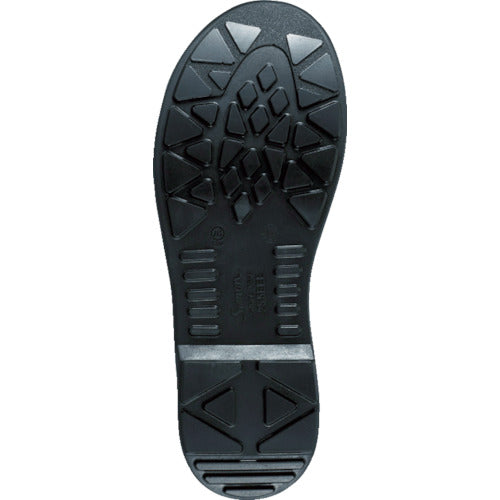 Simon safety shoes, mid-length laces, urethane double-layer sole, AW22, 27.5cm, AW22BK-27.5, 1 pair