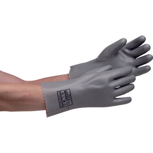 Midori Anzen Solvent and oil resistant gloves Benkei No. 3 B type with anti-slip L BENKEY-NO3B-SUBERIDOME-L 1 pair