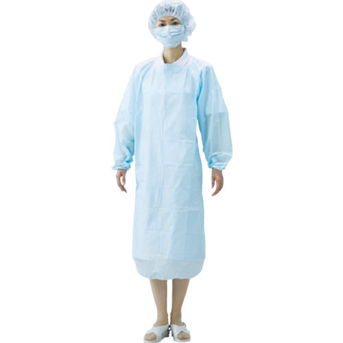 アイテックス 袖付PEエプロン (50枚入) ASPE-F-1 1 箱