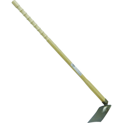 金象 鍬(くわ) ステン鋼付菜園鍬 手がすべりにくい柄付 全長1050mm 079851 1 丁
